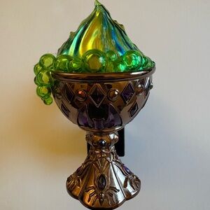 Bath and Body Works Wallflower Green Purple Gold Iridescent Decorative Goblet